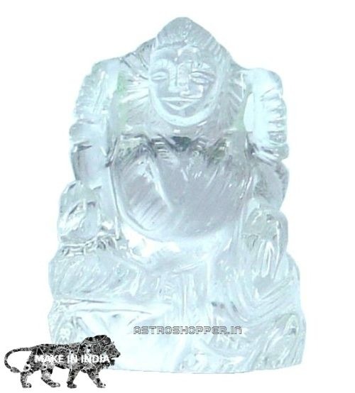 Sphatik Lakshmi Statue ( 55 Gm.)  55 to 200 Gm ( Activated & Siddh )