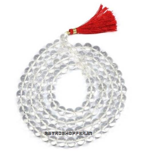 Sphatik Siddh Mala ( 7 mm. ) of 108 Beads, Available in : 7 to 15 mm