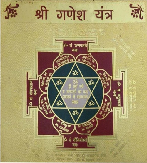 Buy Ganesh Yantra Gold Polished at Wholesale Price in India